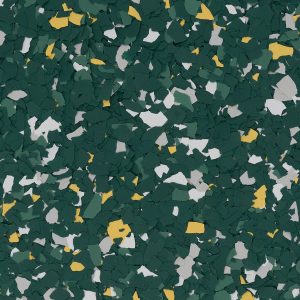 Green and Gold Flake FB-982 garage floor coating product image
